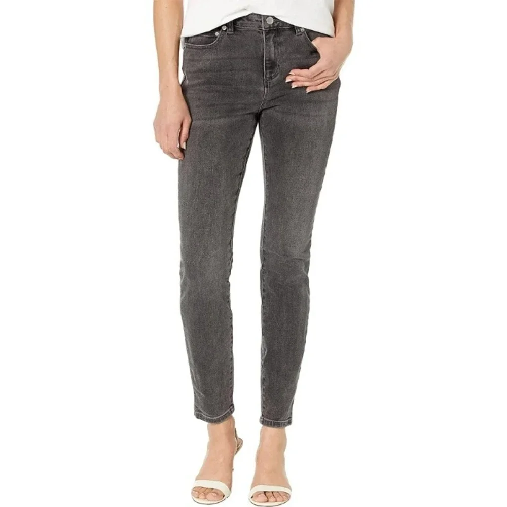 Michael Kors‎ Selma Skinny High-Rise Slimming Black Wash Jeans Size 2P NWT $110
